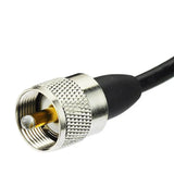 9cm Small Steel Gun Antenna PL-259 Magnetic Base External Mobile Car Radio Antenna 144/430MHz UHF/VHF Dual Band Antenna Aerial