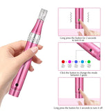 Wireless Microneedling Derma Pen Multi-function Facial Mesotherapy Skin 0.25mm Needle Wireless Electric Derma Beauty Device