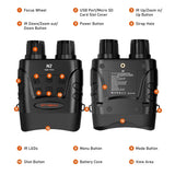 GTMEDIA N2 IR Tactical Binocular Telescope Camera 1080P Digital Waterproof Infrared Night Vision Binoculars for Hunting Scouting