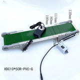 10*100cm Adjust Speed Motor Electric Conveyor Belt Variable Direction Assembly Line for Robotic Arm Kit Desktop Conveyor Belt