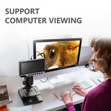 G2000 7 Inch IPS 1080P Digital Biological Microscope Magnifier 2000X 12MP Video Microscope Camera for Electronics Soldering