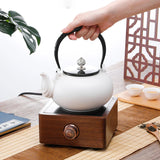 750W Wooden Electric Stove Hot Cooker Plate Tea Maker Heating Furnace Water Heater Boiler Multicooker for Kitchen 220V
