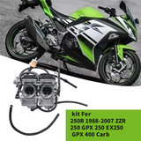 M576A055TI Motorcycle Carburetor For Kawasaki Ninja 250R 1988-2007 M576-A055-TI Carburetor Carb Carburetor Carb