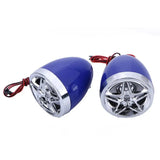 Motorcycle Speaker Set With LCD Display BT Music Calls USB TF Card Playback MP3 Format Radio Function Support Smartphone Charge