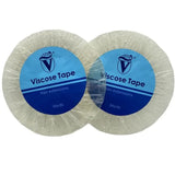 1 Roll 36 Yards x 1cm Transparent Double-Sided Adhesive Hair Extensions Tape - Viscose Tape for Tape-In Hair Extensions