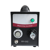 HH-G02 110V/220V High Quality Single-Head Pneumatic Engraving Machine Micro-Setting Reel Bead Edge Carving