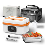 A98I-Cordless Electric Lunch Box,Rechargeable Self-Heating Food Warmer With 8000Mah Battery,For Work/Travel/Car/Office