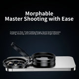 52mm CPL Polarizer Filter Magnetic Holder For iPhone 16 15 14 Pro Max Plus Andriod Smartphone for Vlogging Filter Stand bracket