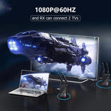 5G 400M Wireless HDMI Extender Video Transmitter and Receiver Display Adapter for Camera Laptop PC To TV Projector Meeting Share