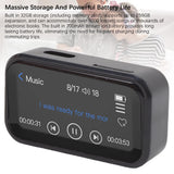 MP3 Player Portable Back Clip 1.47in Full Touchscreen 32GB HiFi Lossless Music  Radio  MP3 Player Music