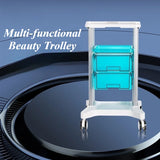Portable Auxiliary Cart Multifunction Organizer Carts Esthetician Supplies Wheels Trolley Aesthetic Trolley for Beauty Salons