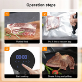 B59B-Sous Vide Precision Cooker For Home Use Low-Temperature For Steak Cooking Suitable For Kitchen Equipment UK Plug Included