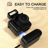 Mini SLR Style Camera Cmos With Flash Light And Charging Dock Portable Video Recorder DV 1080P With LCD Screen A