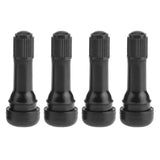 1pc/4pcs Car Wheel Tyre Valve Portable Snap-in Tubeless Tire Tyre Valve Stem Black Rubber Valve Stems for Car Wheel Tyre Valve