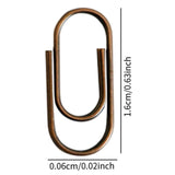 100 Pieces Paper Clips Office Supplies Creative Multipurpose Accessories Paperclips Notes Classified Clips for Home Teacher