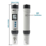 Yieryi COM300 PH Meter 3 In 1 PH EC TDS Temp Detector Monitor ATC Aquarium Swimming Pool Water Quality Tester Conductivity Tool