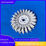 Internal hole 25, diameter 250 * 56, high-efficiency Pelton impeller, impact turbine, DIY hydroelectric generator