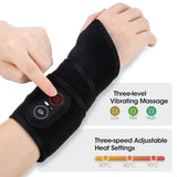 Red Light Therapy Gloves Hand Warmers Pain Relief Heating Massager Arthritis Joint Pain Relief Finger Vibrating Wrist Support