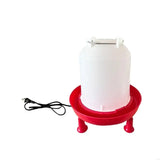 New Poultry Water Heater Electric Heated Waterer Constant Heat Winter Watering Bowl