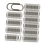 100 Pieces Paper Clips Office Supplies Creative Multipurpose Accessories Paperclips Notes Classified Clips for Home Teacher
