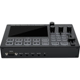 1080p 60Hz 4 Channel HDMI Video Switcher with Screen Mic Line in Mixing Audio for Camera Live Streaming Video Capture Recording