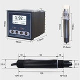 Industrial Online PH Meter PH Controller ORP Sensor Electrode Probe Tester Continuous Measurement Control For Urban Sewage
