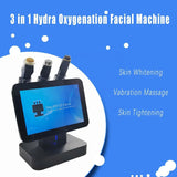 Professional CO2 Oxygen Facial Device Skincare Bubble Machine Hydro Dermabrasion 3 In 1 Facial Electric Massager Skin Cleansing