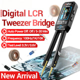 ANENG GN703 Smart Tweezers LCR Meter Professional SMD ESR Test Capacitance Resistance Inductance Digital LCR Bridge Calibration
