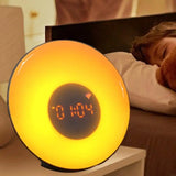 2025 New App Control Gentle Sunrises Wake Up Alarm Clock With WiFi Intelligent Control Multicolored Ambients Lamp For Bedroom
