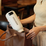 1.0L Multifunctional Portable Electric Kettle for Home Car Travel Boiled Water Pot with 12V 24V 220V Heating Cup Teapot