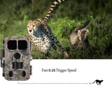 4K 48MP Wildlife Hunting Trail Camera Photo Traps with 0.2s Fast Trigger Time Bluetooth/WIFI with Distance 100m