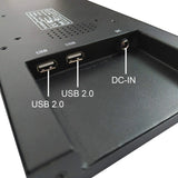 12.3inch 1920x720 850nits IPS High Brightness Advertising LCD Monitor Support USB Auto Play,270° Rotation