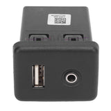 AUX USB Interface Socket Jack Smoother Driving Safe Connection Replacement for Malibu EG3 2012 to 2018 13599456 Car Accessories