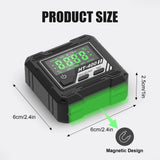 3-in-1 Digital Angle Gauge Inclinometer Level Tool Inclinometer Level Magnetic Base for Hands-Free Operation Woodworking Tools