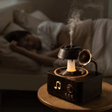 250ml Rotating Raindrop Air Humidifier Colorful Ambient Lighting Humidifier Aromatherapy Spray Diffuser with Remote Control