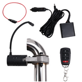 Exhaust Valve Muffler Cutout Kit Electric Exhaust Cutout Pipe Valve Set Wireless Remote Control Valve System 51mm