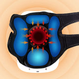 Multifunctional Smart Cordless Knee Massager Vibration Knee Relaxing Massage Machine Joint Knee Device Gifts for Grandma Grandpa