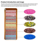 PEMF Therapy Mat Full Body Pain Relief Far Infrared Heating Mattress Magnetic Field Massage Muscle Relaxation Portable Healthy
