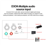 Bluetooth Amplifier Board Hifi Bass Amplifier Subwoofer Audio Karaoke Amplifier Board Speaker Motherboard Easy Install (EU Plug)