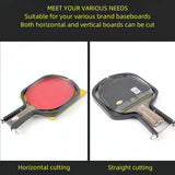 Hot selling Universal straight and horizontal table tennis racket rubber cutting machine rubber edge cutting machine