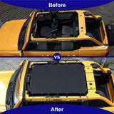 Soft Top Car Anti UV Sun Protection Sunshade Cover For Ford Bronco 2021-2024 Insulated Net Accessories