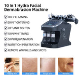 New Arrival Black Pearl 10-in-1 Hydra Aqua Peel Machine Microdermabrasion Facial Spa Skin Care Deep Cleaning Function US Plug