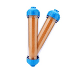 2X Water Filter Refillable T33 Housing DIY Fill Water Filter With  Exchange Resin Transparent Reverse Osmosi