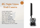 Willfine 5.8CG & 5.8CS 4G 24MP Trail Camera Photo Traps with 940nm No Glow LEDs GPS Functions for Wildlife Garden Monitoring