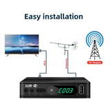 HD TV Boxs DVB-T2 TV Tuner Digital TV Decoder Terrestrial Satellite TV Receiver HEVC DVBT2 H. 264 USB Set Top Box