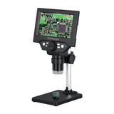 5.5 Inch Digital Microscope 10MP 1000X Magnification LCD Display 8 LED Light SD Card Storage Electronic Microscopio for Repair