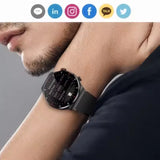 QW33 Smart Watch Men BT Call Information Push Custom Watch Face Multi-sport Modes Heart Rate Monitor Sports Smartwatch
