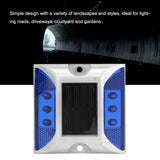 LED Solar Power Ground Marker Lights Waterproof Outdoor Driveway Road Highway Spike Lamp