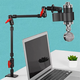 Improved Live Studio Action Placement Clip Stand, Phone Magic Arm Stand Base