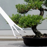 Bonsai Rake Root Rake Stainless Steel Root Rake 3-Prong Loosen Soil Bonsai Tree Tools with Ergonomic Handle Stainless Steel Rake